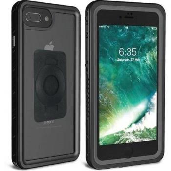 Funda impermeable Tigra Fitclic Néo para iPhone 7+/8+ - Negra/Multicolor