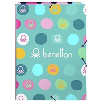 Carpeta Folio con 3 Solapas de Benetton, 260x365mm