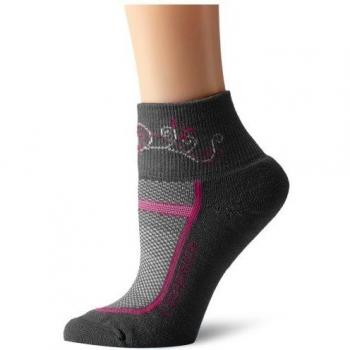 Icebreaker para mujer Calcetines deportivos Light Mini, otoño/invierno, mujer, color Gris - Oil/Magenta, tamaño medium