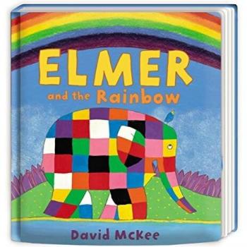 Elmer and the Rainbow: Board Book