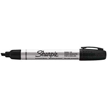 Paper Mate S0945770 - Marcador permanente, punta biselada 1-4 mm, color negro