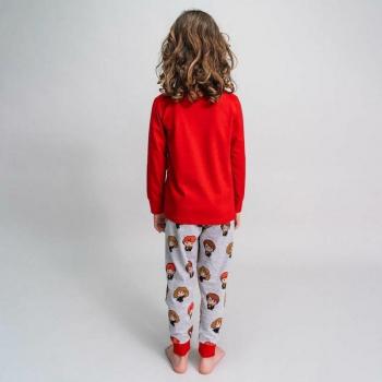 Pijama Largo Infantil Harry Potter, Talla 4 Años, Jersey de Un Solo Tipo, Color Rojo