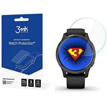 Protector de pantalla transparente 3MK ARC para Garmin Venu 2 - Pack de 3 unidades
