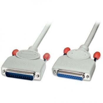 Cable RS232 25 pines M/F 2m Gris - Prolongador Serial