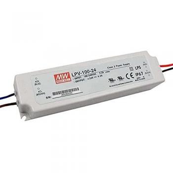 ledbox Fuente de alimentación IP67, DC24V/100W/4,16A Mean Well LPV-100-24