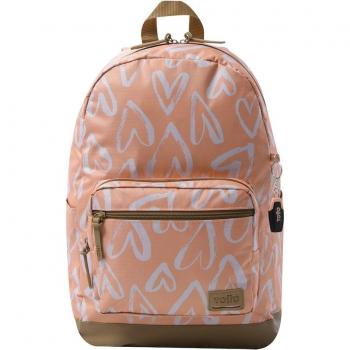 Mochila Totto Tocax juvenil color naranja Pure Love