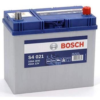 Bosch S4021 Batería de coche 45A/h 330A tecnología de plomo-ácido para vehículos sin sistema Start y Stop