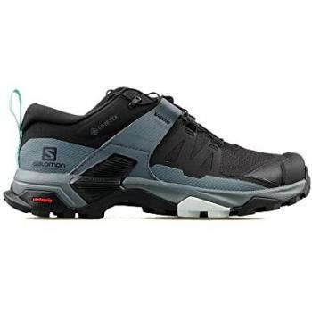 Salomon Zapatillas de montaña de mujer X Ultra 4 GTX, características: impermeables, transpirables, suela Contagrip para tracción en terrenos difíciles, tecnología GORE-TEX, diseño ligero y cómodo, soporte para el