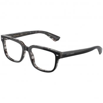Dolce & Gabbana DG3380F Asian Fit 3403 Gafas Recetadas para Hombre Negras