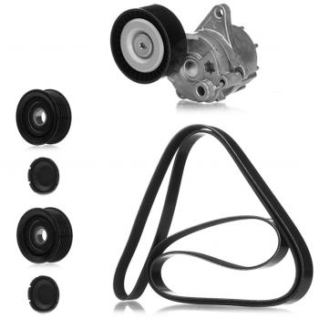 Juego de correas trapeciales poli V SNR KA851.01 - Correas V-Ribbed, alta resistencia, durabilidad, diseño optimizado para reducción de ruido y vibraciones, compatible con múltiples modelos de vehículos