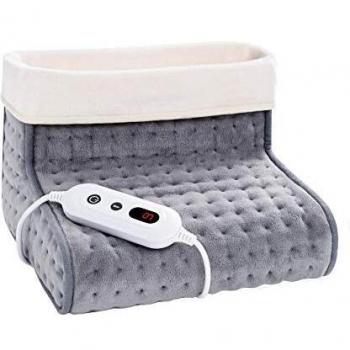 Calentador de Pies Promed KFS-100, Funda Eléctrica para Pies con 3 Niveles de Temperatura y Apagado Automático, Hasta El Número de Zapatos 46, Protección Contra El Sobrecalentamiento