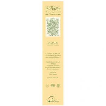 Incienso de Olíbano Natural y Certificado - 12 Varillas Ayurvédicas - BioAroma Eco