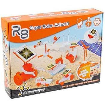 Science4you-R8 R8 Super Solar Robot, Juguete Educativo para Niños +8 Años, Multicolor