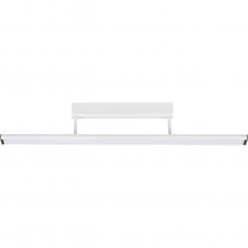 Plafón LED Prios Yuela DALI 100 cm Plata, Moderno, Aluminio, 1 llama