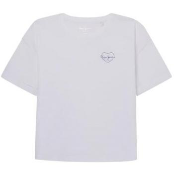 Camiseta Nicky Blanca para Niña de Pepe Jeans, Talla 8 Años