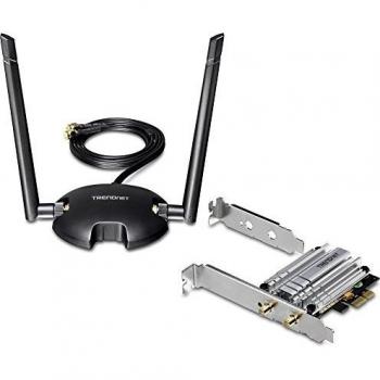 TRENDnet TEW-807ECH - Adaptador PCIe Wireless de banda doble y alta potencia AC1200