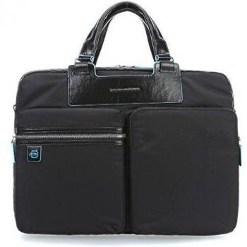 Piquadro Celion 16'' Briefcase with Laptop Compartment black