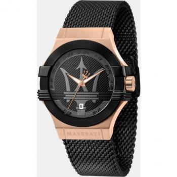 Maserati - Reloj de hombre Potenza R8853108010 cronógrafo de acero negro