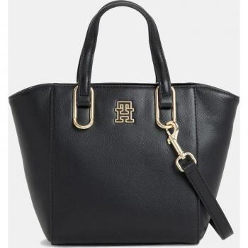 Bolso de mano Tommy Hilfiger negro con cremallera