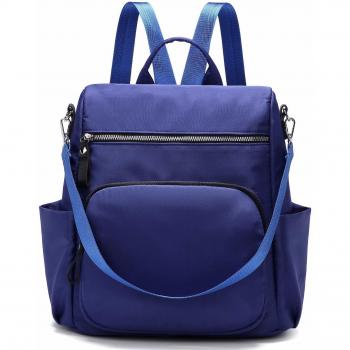 Bolso Mochila Mujer Antirrobo, Myhozee Mochilas Mujer Impermeable de Nylon Bolsa de Viaje Multifunción Bolsa Mochila Escolar Bandolera, Azul