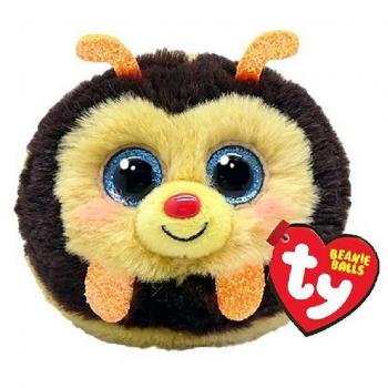 Peluche Beanie Balls Zinger Abeja Marrón 10 cm TY