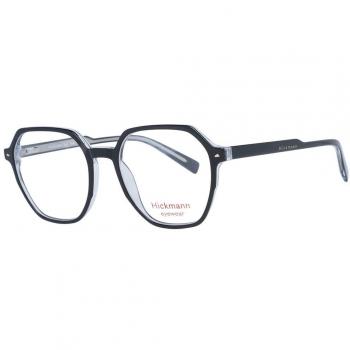 Ana Hickmann HI 6235 A01 Men's Black Prescription Eyeglasses Frame Size 50 with Blue Light Block