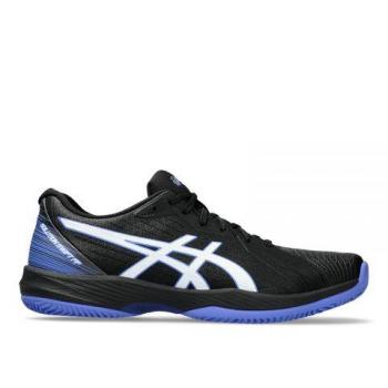 ASICS Solution Swift FF Zapatilla Tierra Batida Hombres - Negro, Azul, 1041A299-003