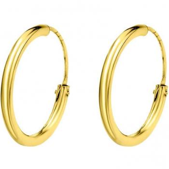 Pendientes de Aro Time Road WS03010/20 Plata para Mujer con Acabado Brillo