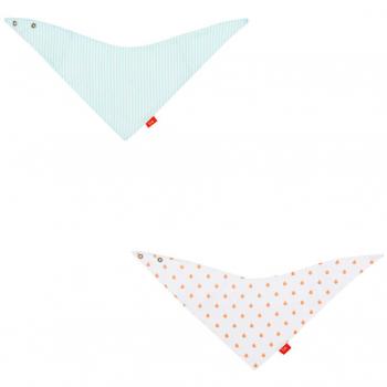 Be W.Melon - Babero bandana, unisex, color coral