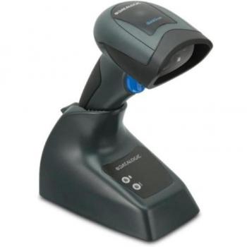 Datalogic QuickScan QBT2131 Escáner de Código de Barras Inalámbrico - Bluetooth 3.0, USB, Kit Completo con Base, Color Negro