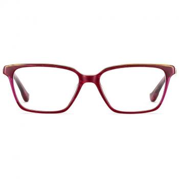 Etnia Barcelona Cariboo BX Armazones y Lentes Recetados para Mujer en color Borgoña, tamaño 52