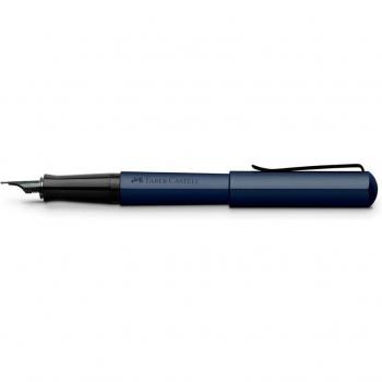 Pluma Estilográfica Faber-Castell Hexo Azul