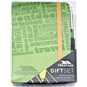 Trespass - Jot Pad & Pen Giftbox, Color Leaf