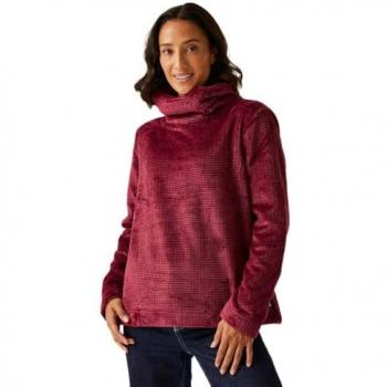 Regatta Women's Bardou II Velour Fleece Pullover Sweatshirt - Soft Touch, Cowl Neck, Outdoor & Hiking Wear, Size 14