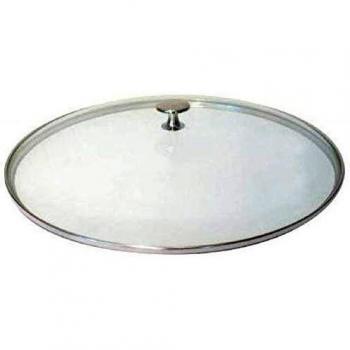 Staub - Tapa de cristal resistente y profesional para sartén y wok, con tirador niquelado
