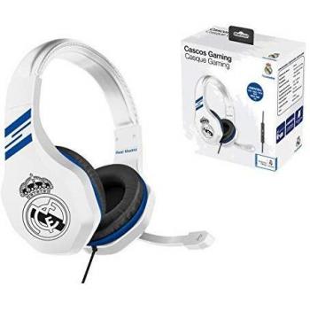 Real Madrid Auriculares gaming - accesorio gamer para PS4, PS4 Pro, Xbox One, PC