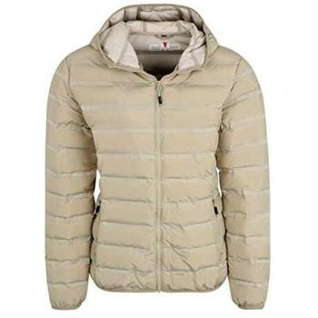 CMP Chaqueta con capucha para mujer, beige, 42