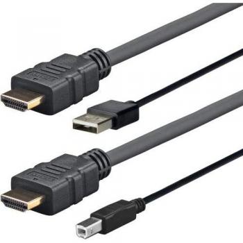 Vivolink prohdmiusbab4 hdmiusba hdmiusbb negro adaptador de cable adaptador para cable hdmiusba hdmiusbb macho 4 m negro