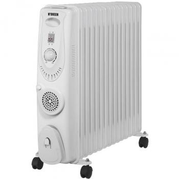 Radiador de Aceite N'oveen OH1501 Blanco 2900 W (15 cuerpos)