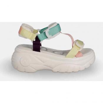 Sandalias de plataforma con tiras autoadhesivo en multicolor