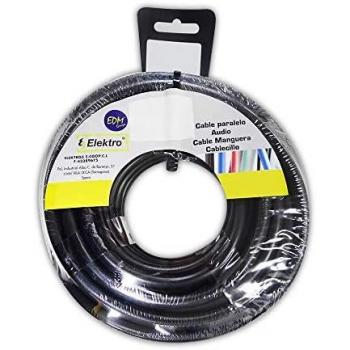 Carrete de Manguera Negro 4x2,5mm 5 Metros - Resistente y Duradero
