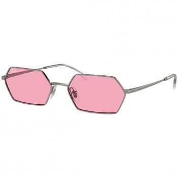 Ray-Ban RB3728 Yevi 004/84 Unisex Sunglasses Gunmetal Geometric Frame Size 55