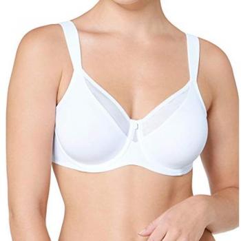 Triumph True Shape Sensation Minimizer Bra - Women's White Comfort Underwear, Size 32C/Cup C-G