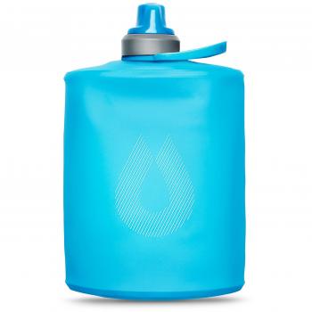 Hydrapak Stow – Botella de Agua Plegable sin BPA y PVC, Color 500ml, tamaño Malibu Blue, 0.15, 2.17 x 4.5 x 11.5inches