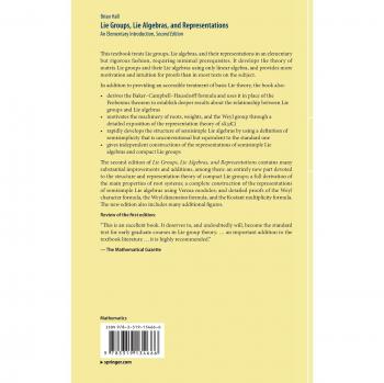 Elementary Introduction to Lie Groups, Lie Algebras, and Representations (Graduate Texts in Mathematics)