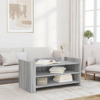 Mesa de centro Sonoma 100x50x50 cm madera multicapa gris