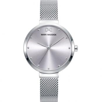 Mark Maddox Alfama MM1006-87 Reloj de Mujer con Malla Milanesa de Acero en Color Plata