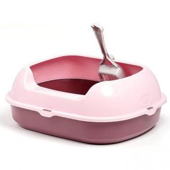 Arenero Gato Grande Bandeja Higiénica Amarillo 46*38*18CM