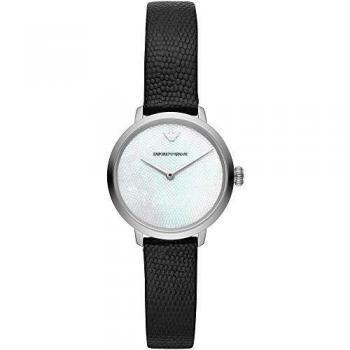 Emporio Armani Reloj Analógico para Mujer de Cuarzo con Correa en Cuero AR11159