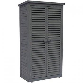 Armario para jardín Space - 87 x 46.5 x 160 cm - Antracita